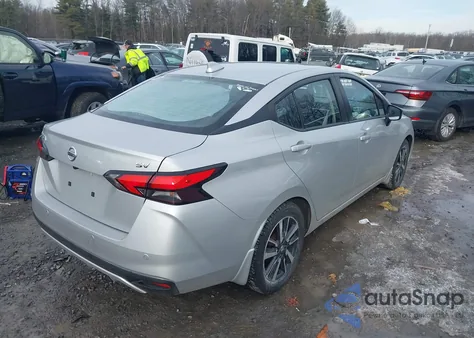 2021 Nissan Versa Sv Xtronic Cvt z USA, uszkodzony, nr VIN 3N1CN8EV8ML838693